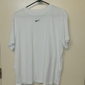 Nike Women's White Loose Fit Tee